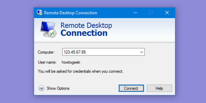 Remote Desktop Connection