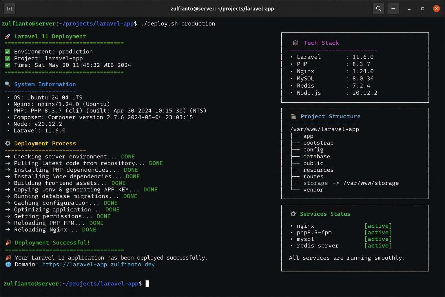 Deploy Laravel 11 di VPS dengan Nginx Deploy Laravel 11 di VPS dengan Nginx