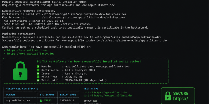 Install SSL Gratis dengan Let's Encrypt
